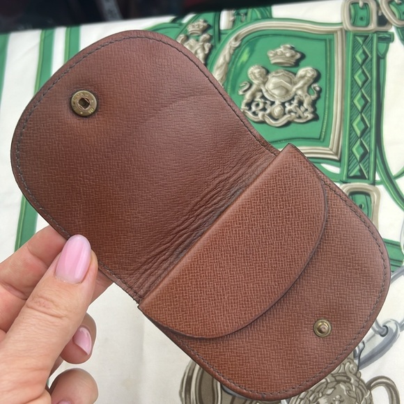 Louis Vuitton LV Monogram Porte Monnaie Gousset Coin Purse logo wallet mini Auth - Picture 8 of 14